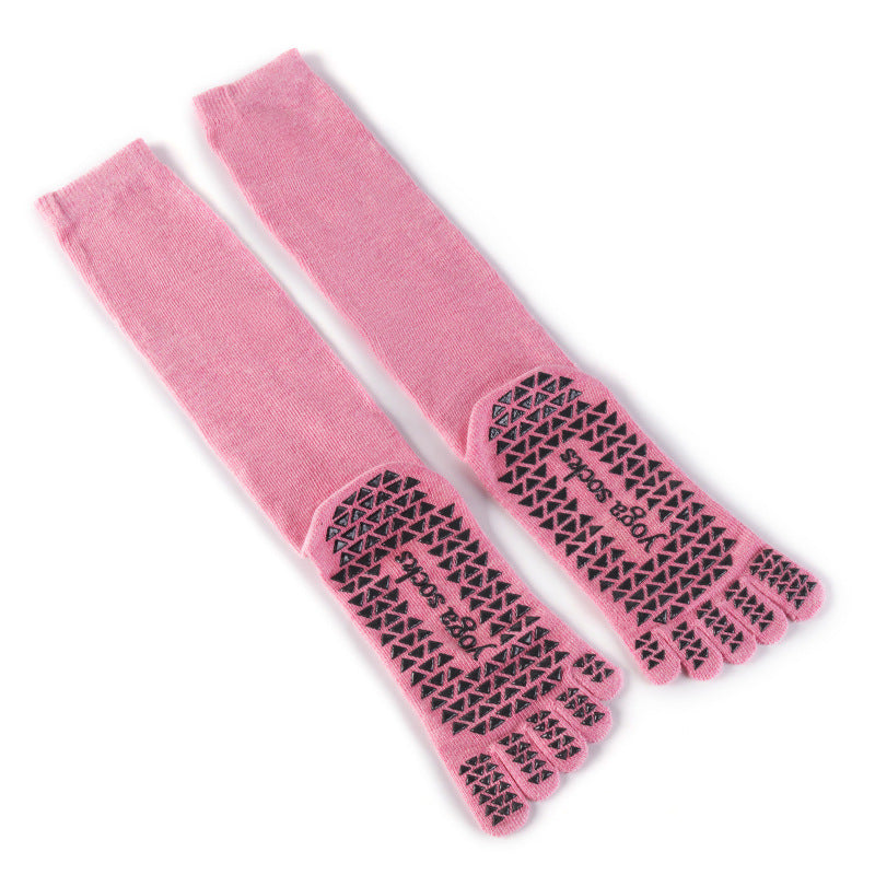 High Tube Five Finger Yoga Pilates Socks