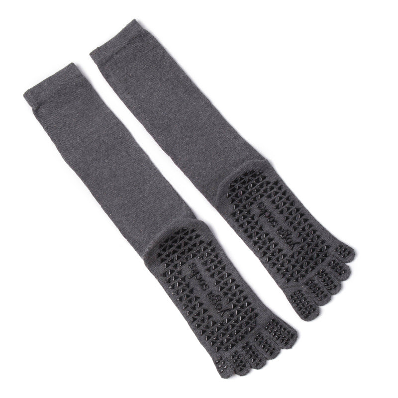 High Tube Five Finger Yoga Pilates Socks