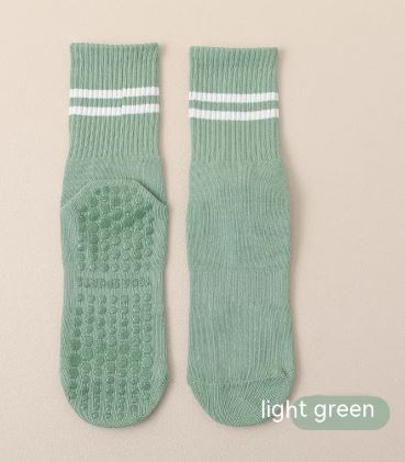 Mid-calf Pilates Socks with Grips