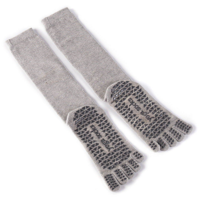 High Tube Five Finger Yoga Pilates Socks