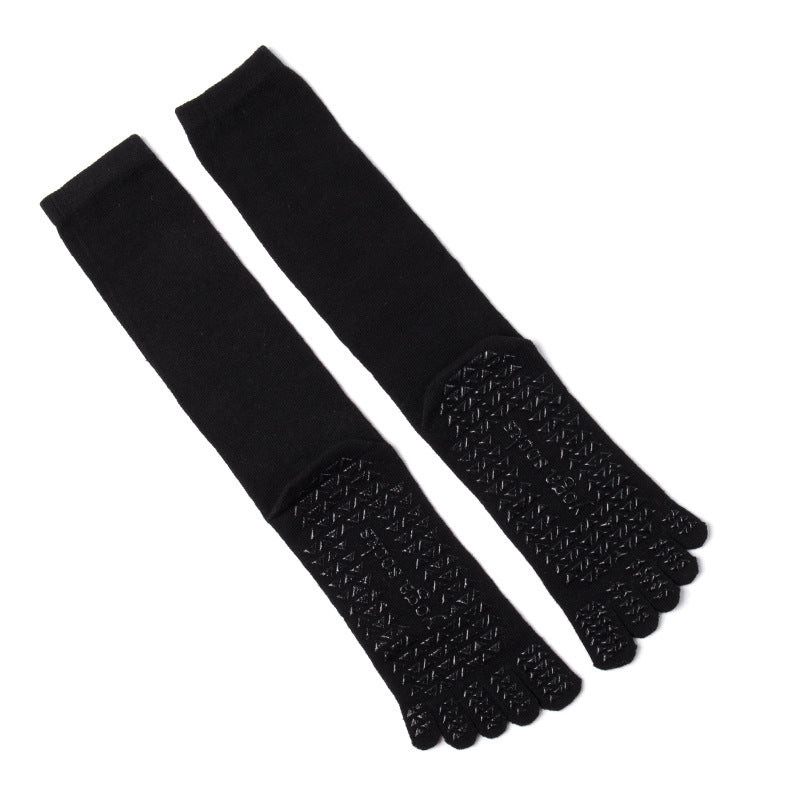 High Tube Five Finger Yoga Pilates Socks