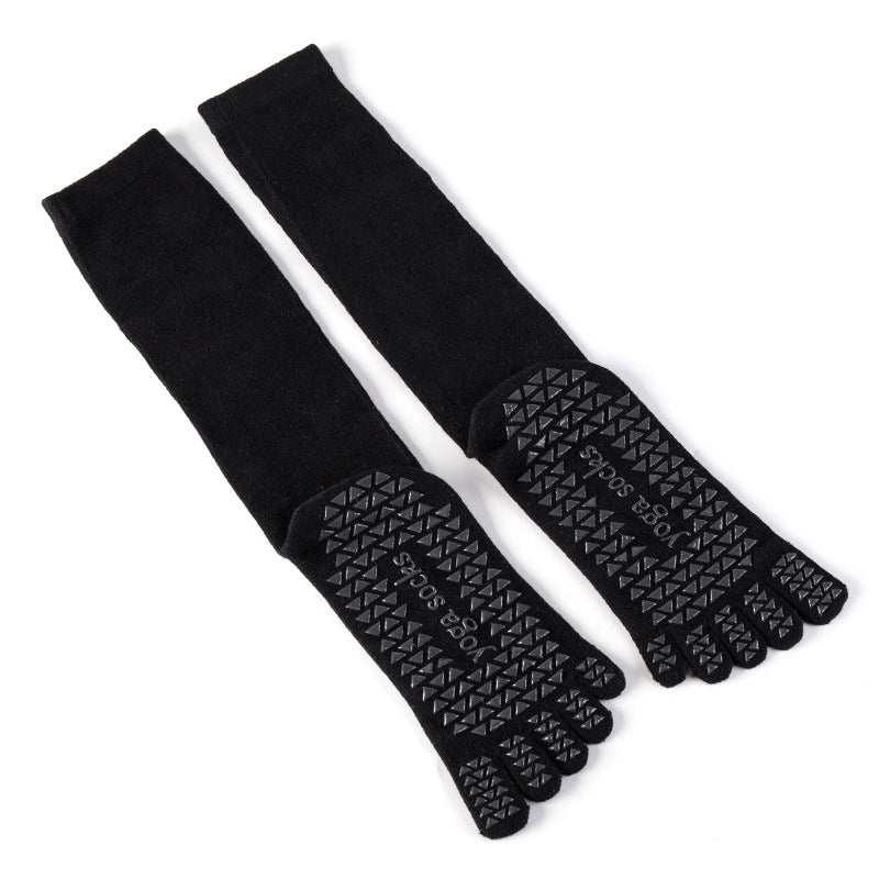 High Tube Five Finger Yoga Pilates Socks