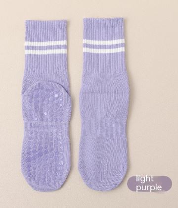 Mid-calf Pilates Socks with Grips